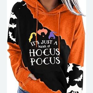 Hocus Pocus Halloween Hoodie  New without tags